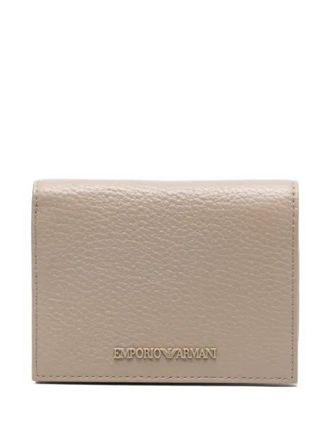 Emporio Armani cartera con letras del logo