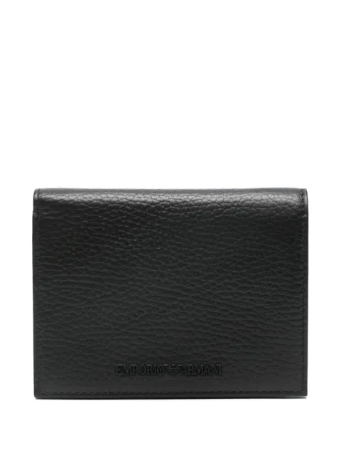 Emporio Armani logo-lettering wallet