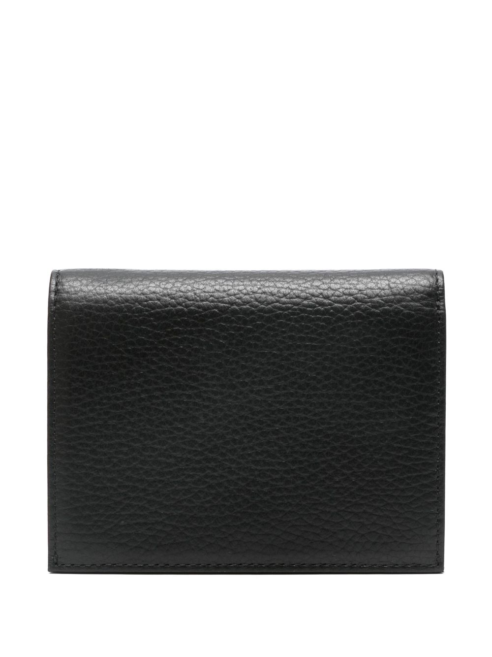 Emporio Armani logo-lettering wallet - Black