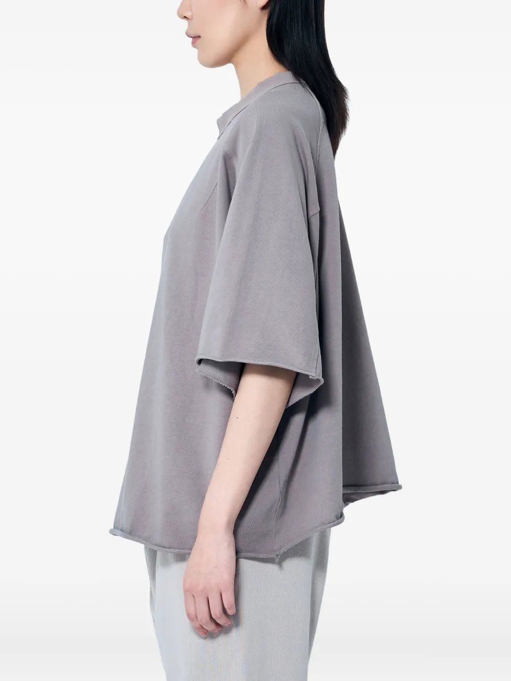 Entire Studios Cotton Oversized T-shirt In Grey