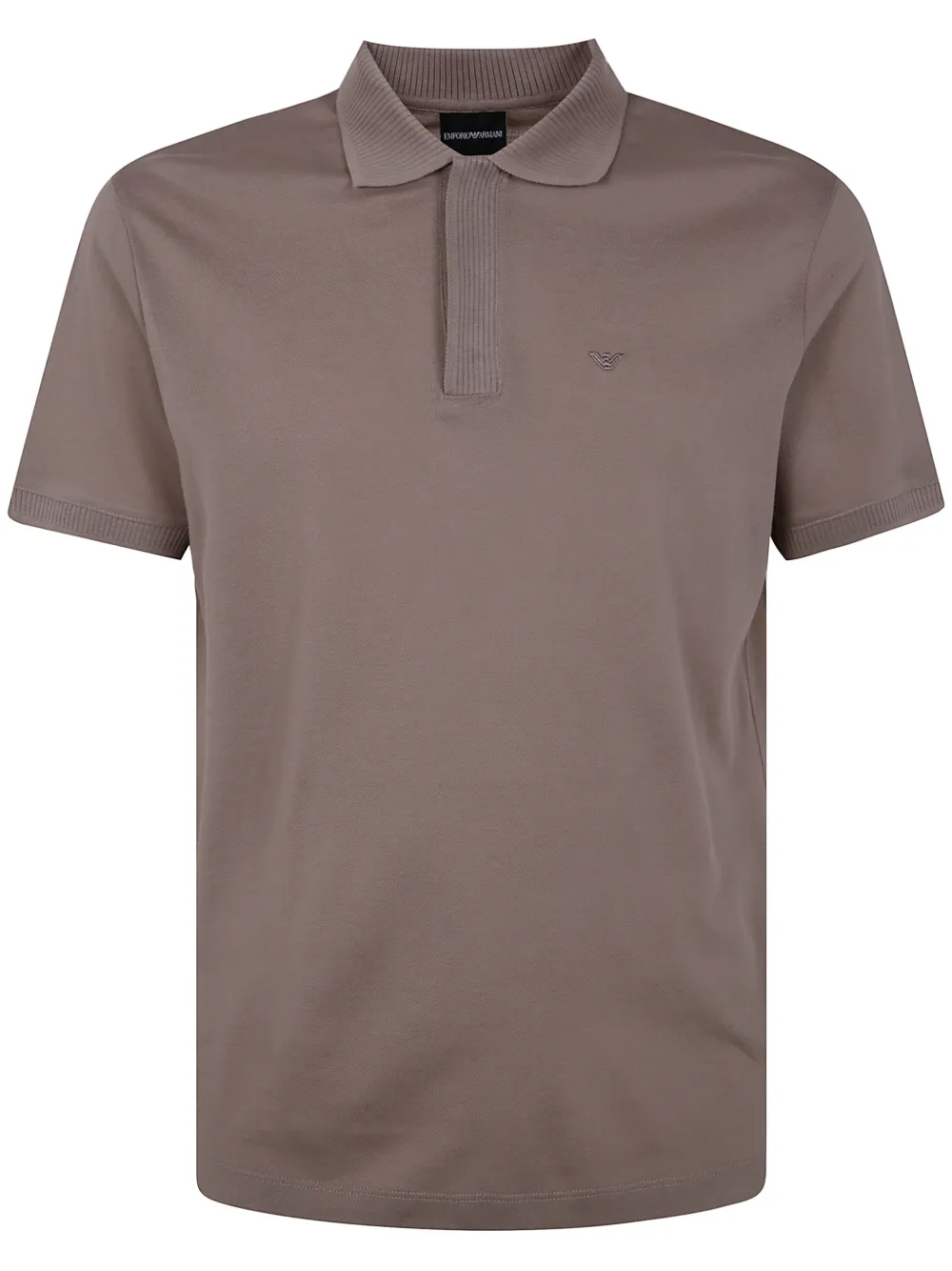 logo-embroidered cotton polo shirt