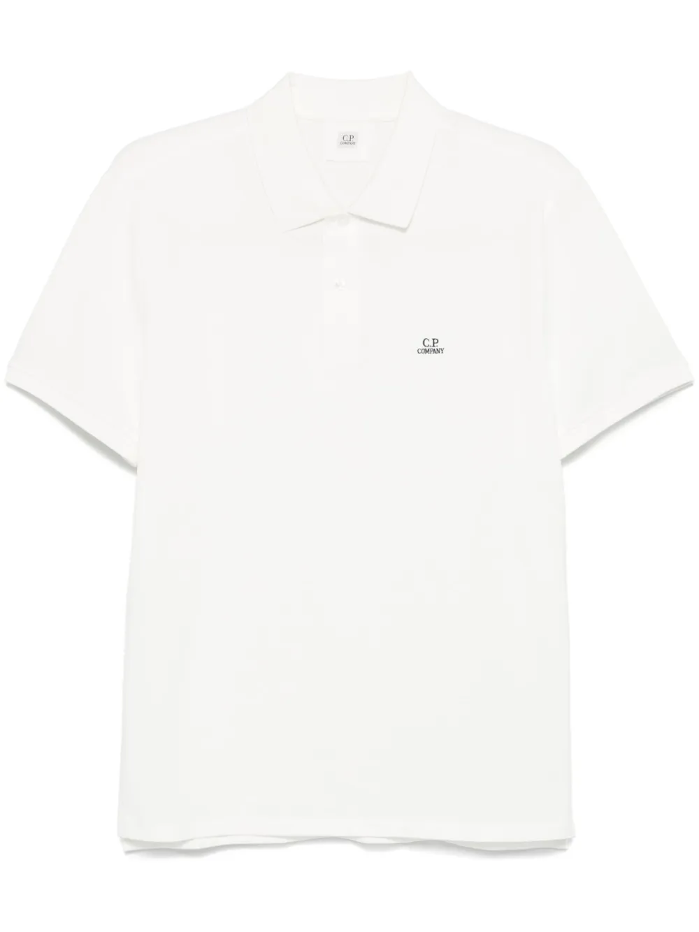 logo-patch polo shirt