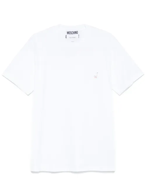 T-shirt à motif oiseau brodé - Moschino - Modalova