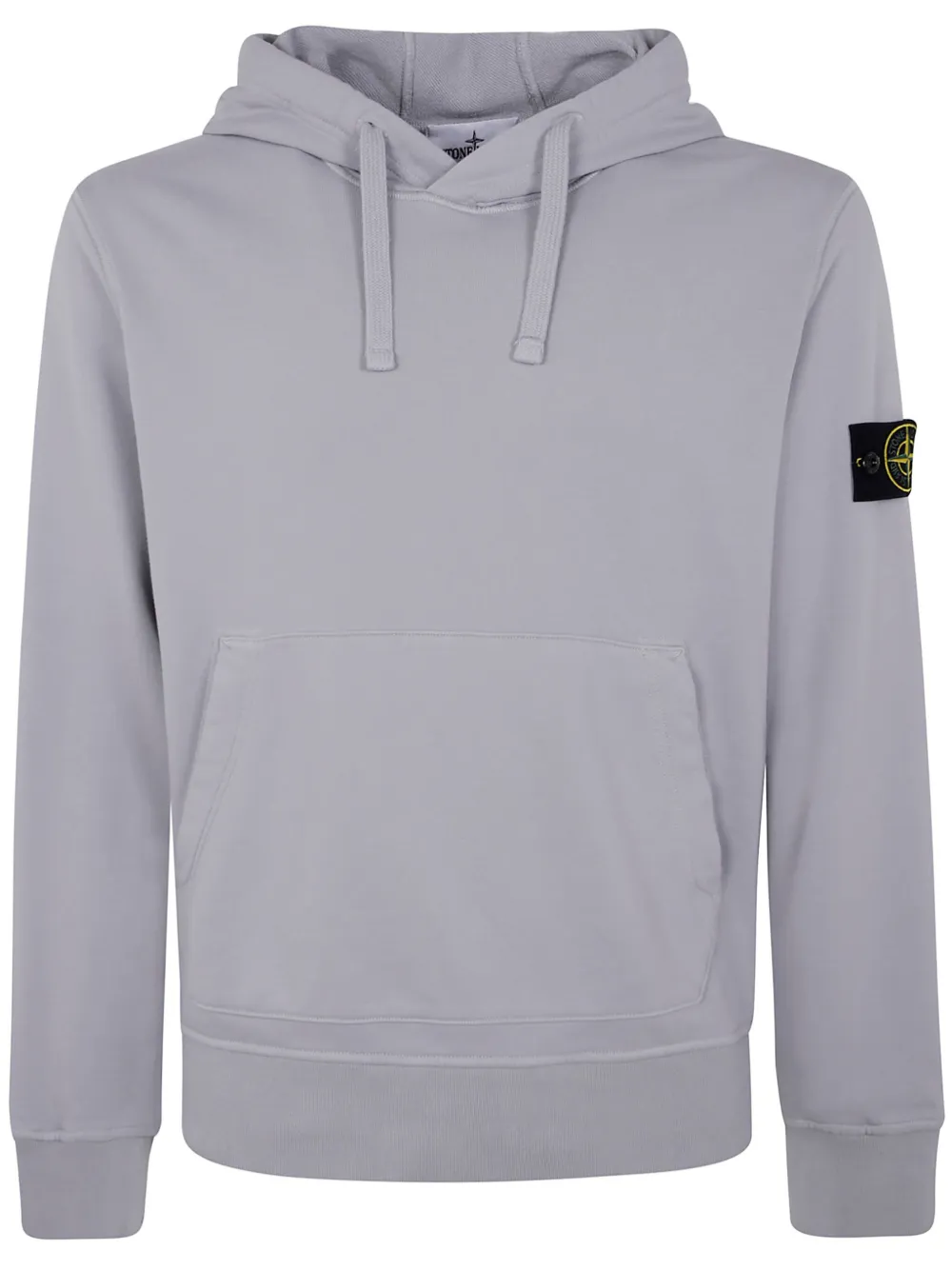 Stone Island Cotton Jersey Hoodie In Lilac