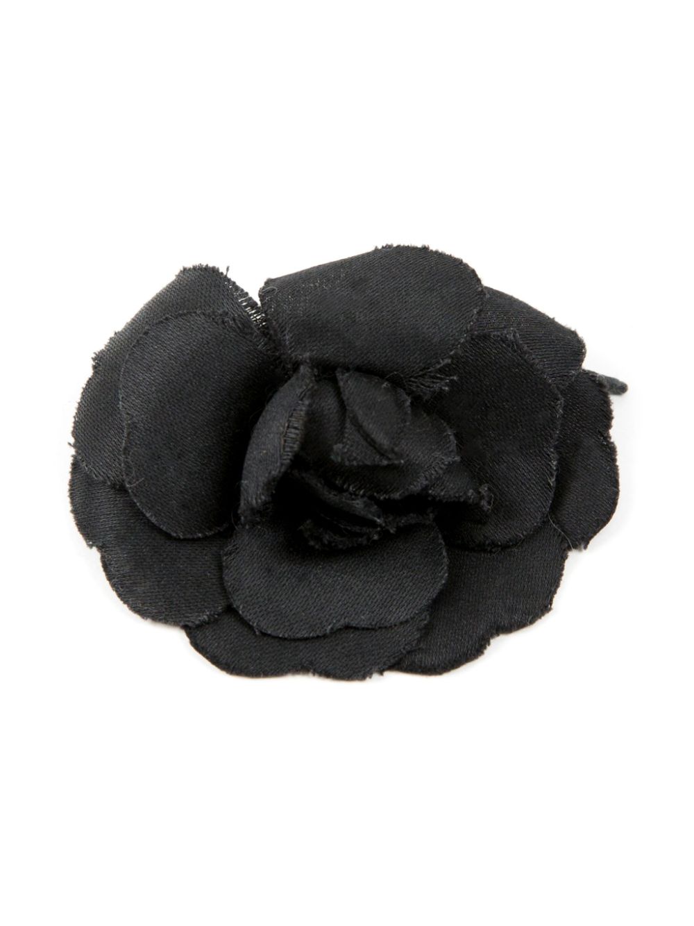 2000s silk camelia brooch