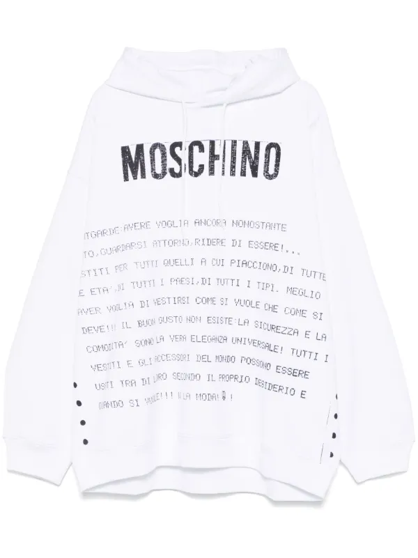 パーカー・フーディ Moschino Archive Message Hoodie 27716976_58385496_600.jpg