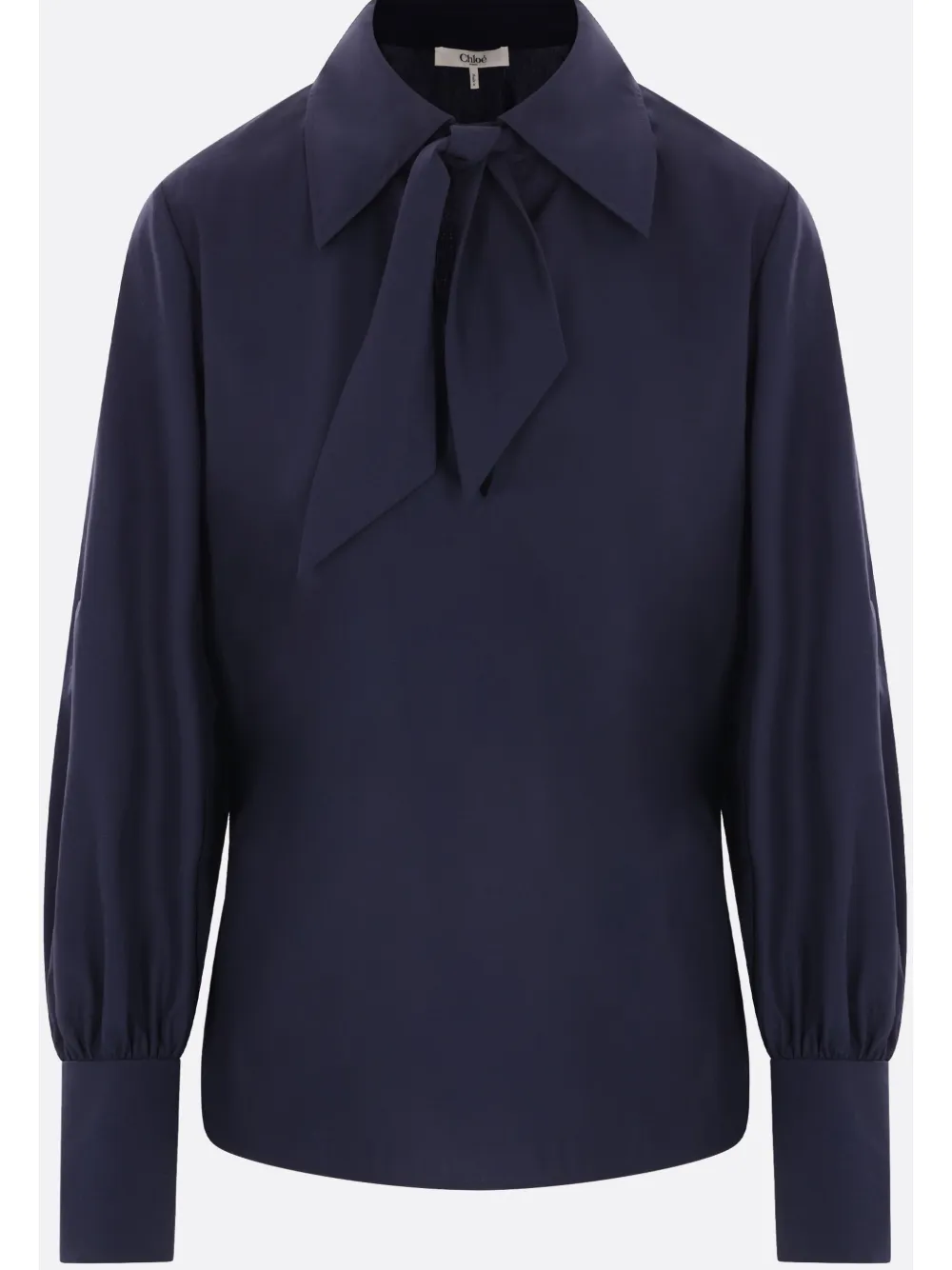 Chloé Cotton Blouse In 蓝色