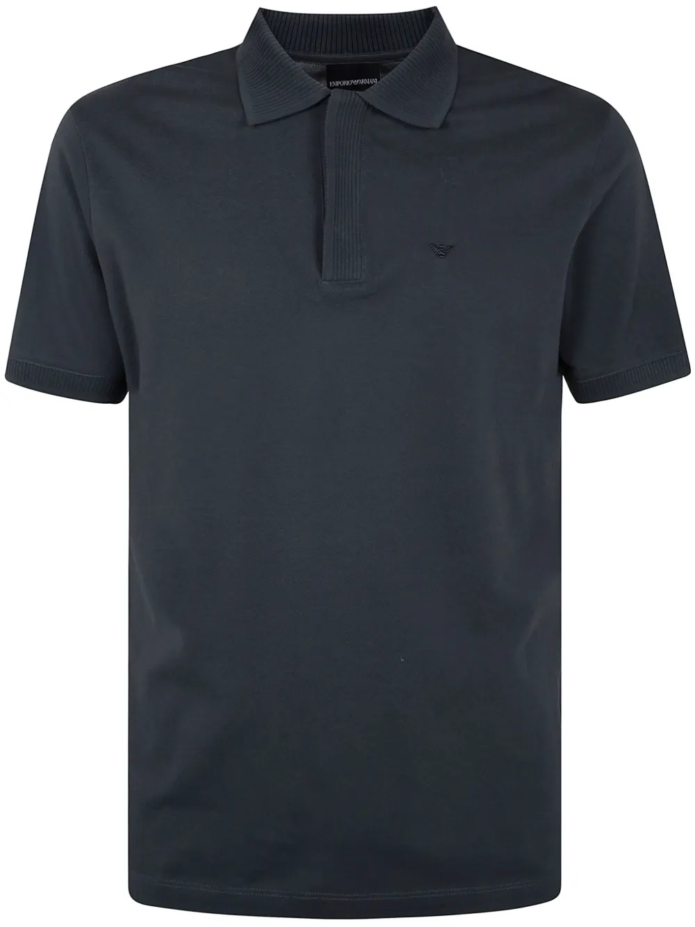 logo-embroidered cotton polo shirt