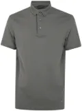 Emporio Armani front button-fastening cotton polo shirt - Grey