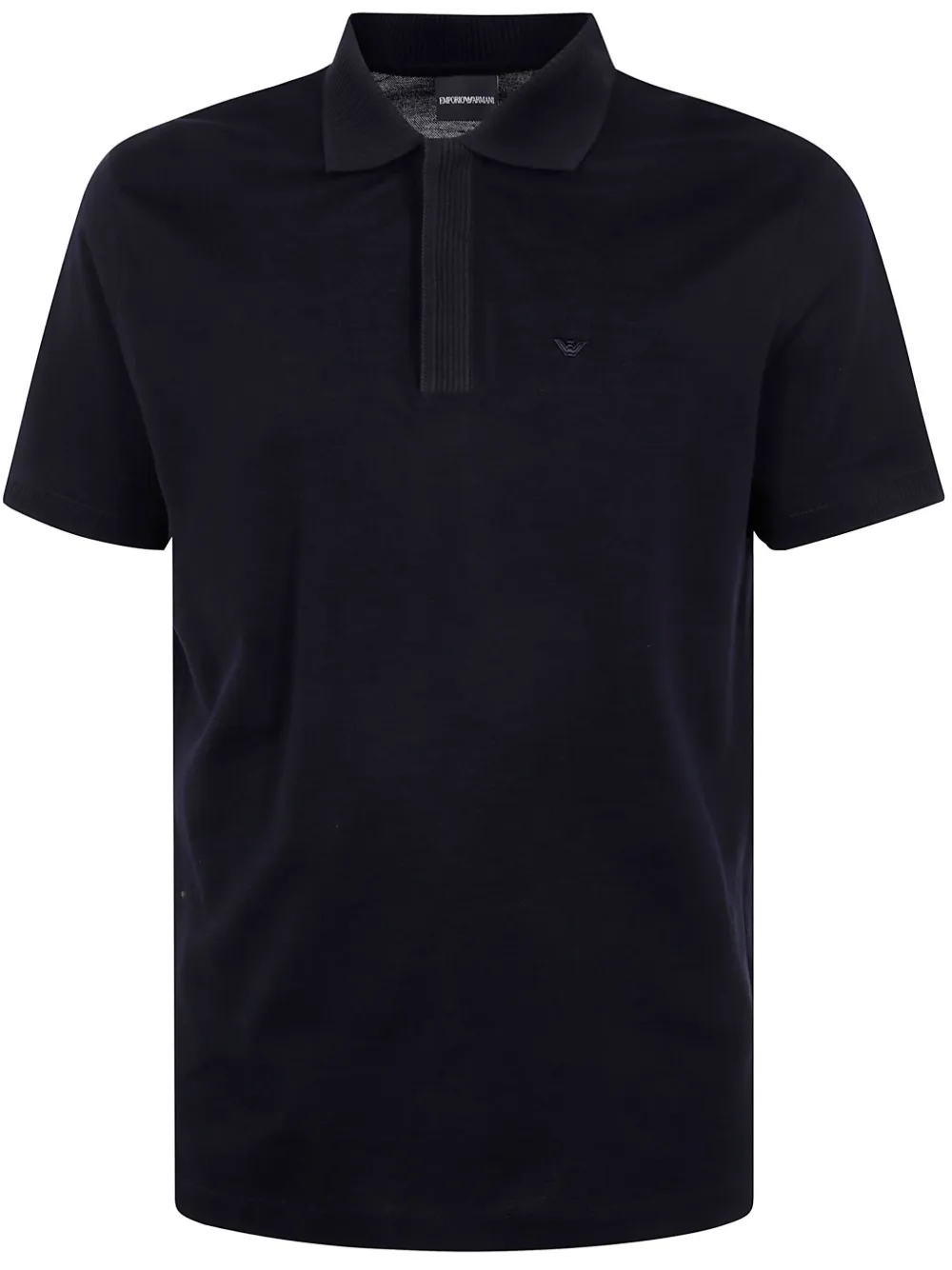 logo-embroidered cotton polo shirt