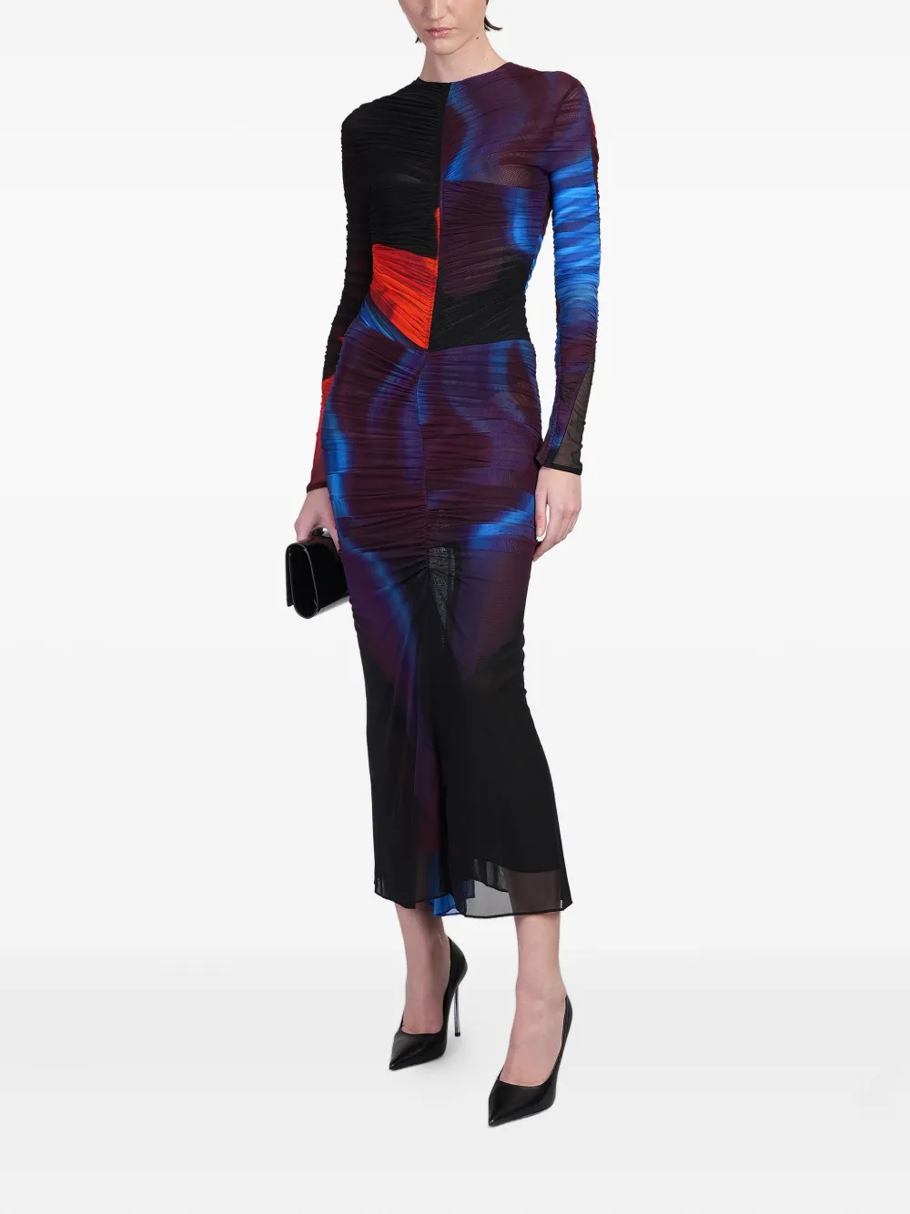 Mugler ruched long-sleeve bodysuit | T-Shirts & Jersey Shirts | Image 2