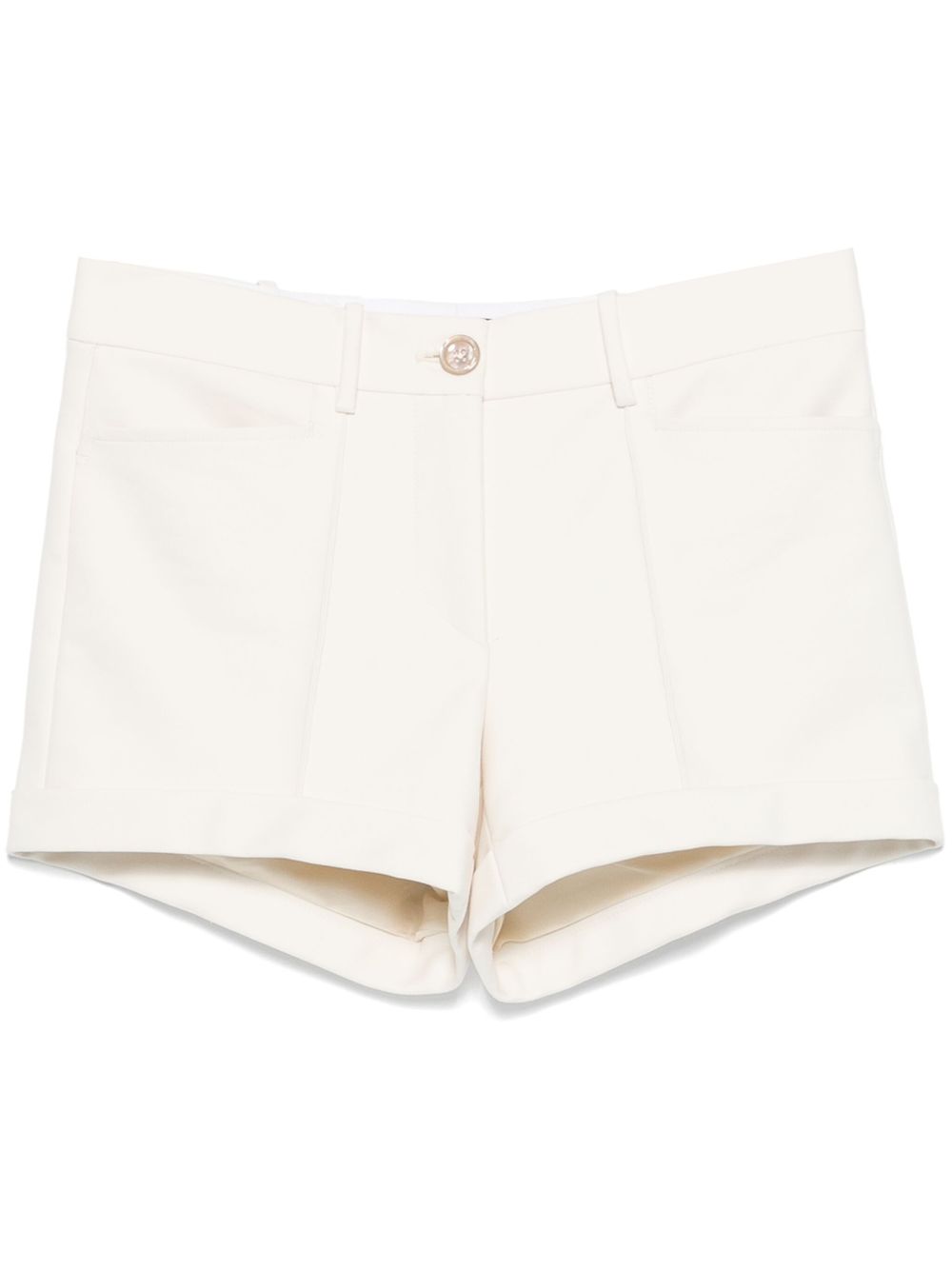 raised-seam shorts