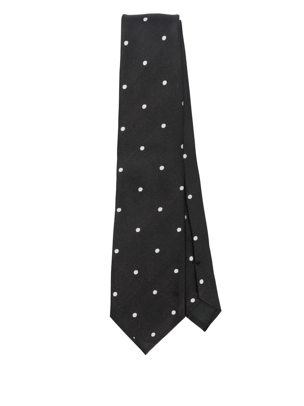 TOM FORD bold polka-dot tie - Black