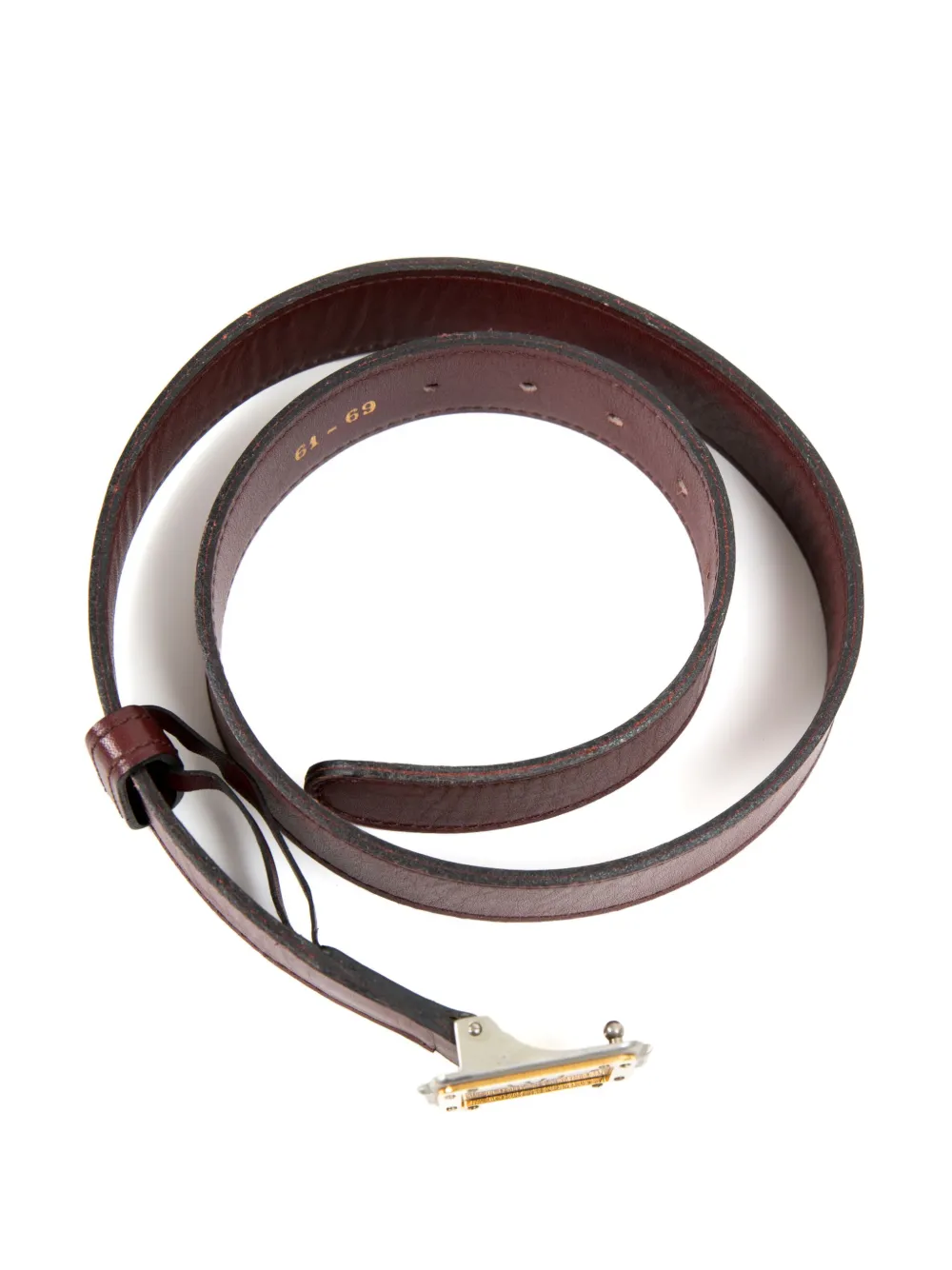 Cartier 2000s leather belt - Rood