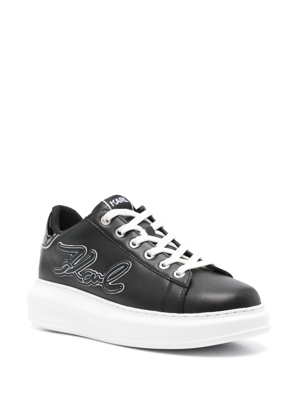 Karl Lagerfeld Kapri Signia sneakers - Zwart