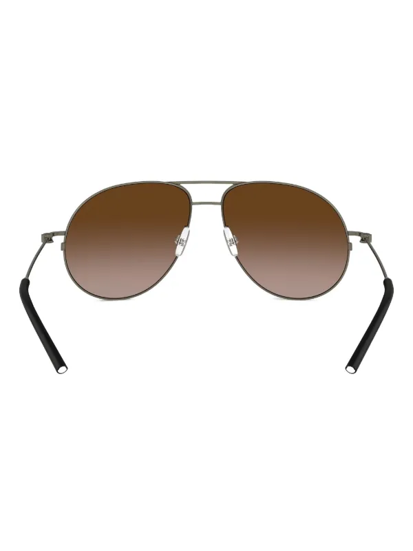 MONCLER サングラス ラウンドフレーム Moncler Eyewear round-frame Sunglasses | Grey | FARFETCH VN