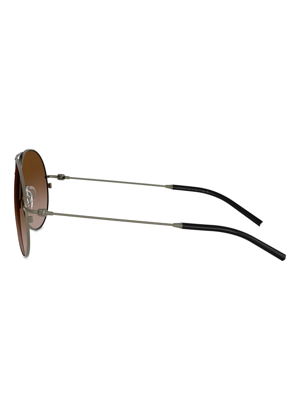 Moncler Eyewear Zonnebril met rond montuur Grijs