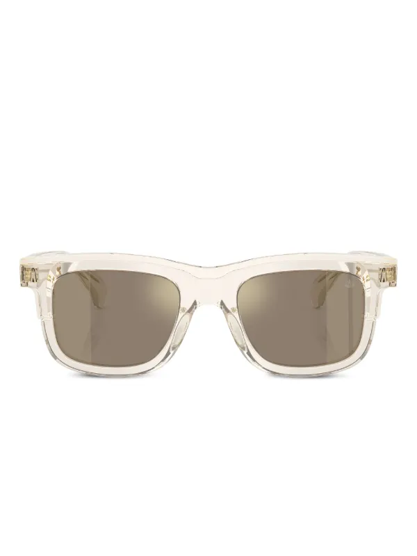MONCLER スクエアフレームサングラス Moncler Eyewear スクエアフレーム サングラス | ニュートラル