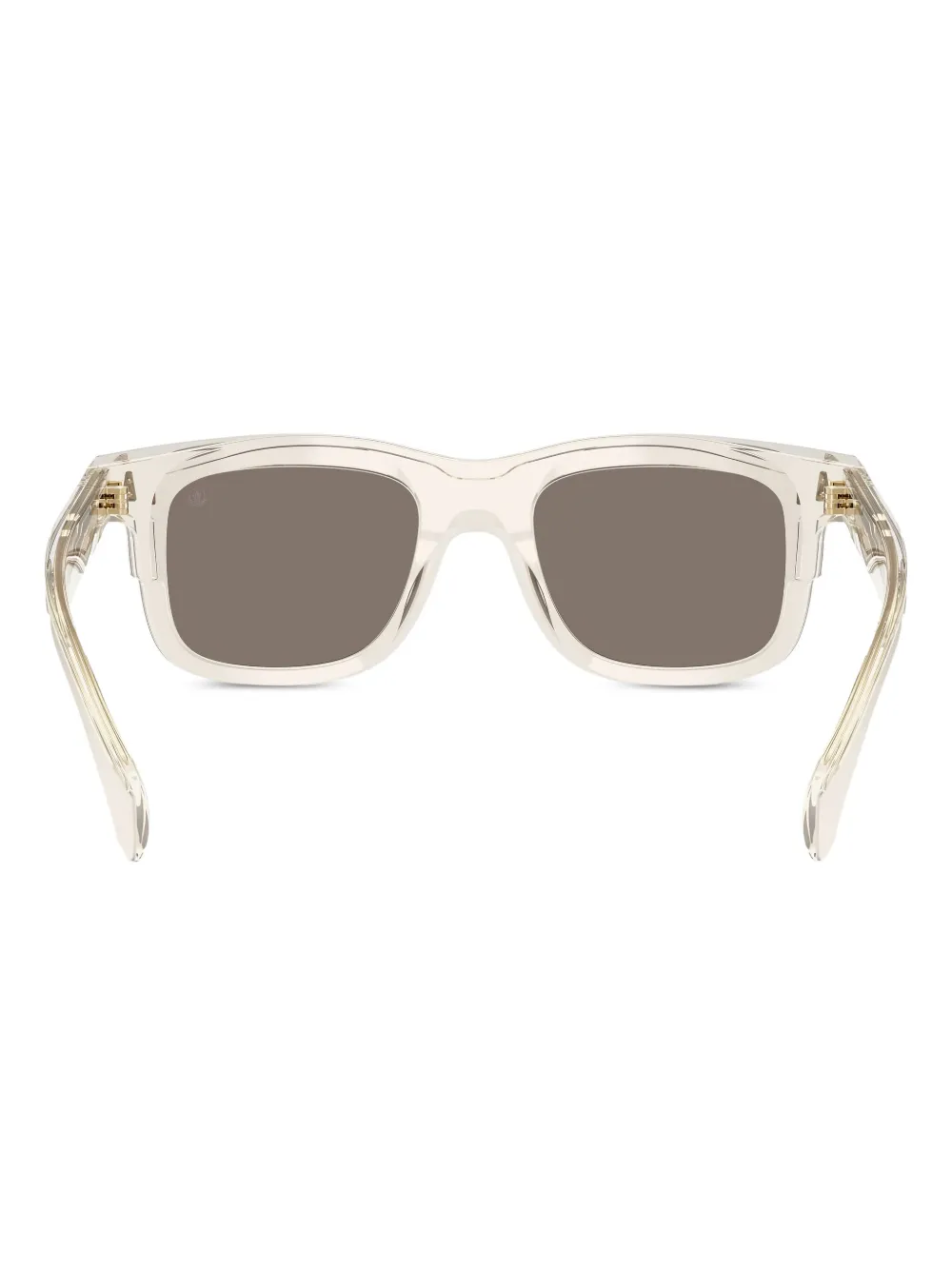 Moncler Eyewear Zonnebril met vierkant montuur Beige