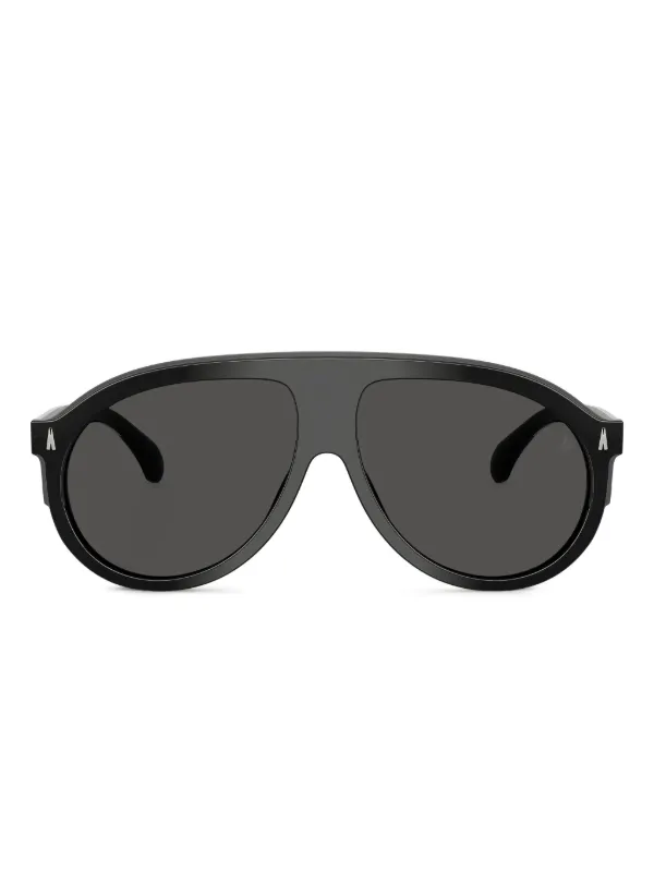 小物 00s MONCLER sunglasses Wellington 0098-F Moncler Eyewear Óculos De Sol Fhaite | Preto | FARFETCH BR
