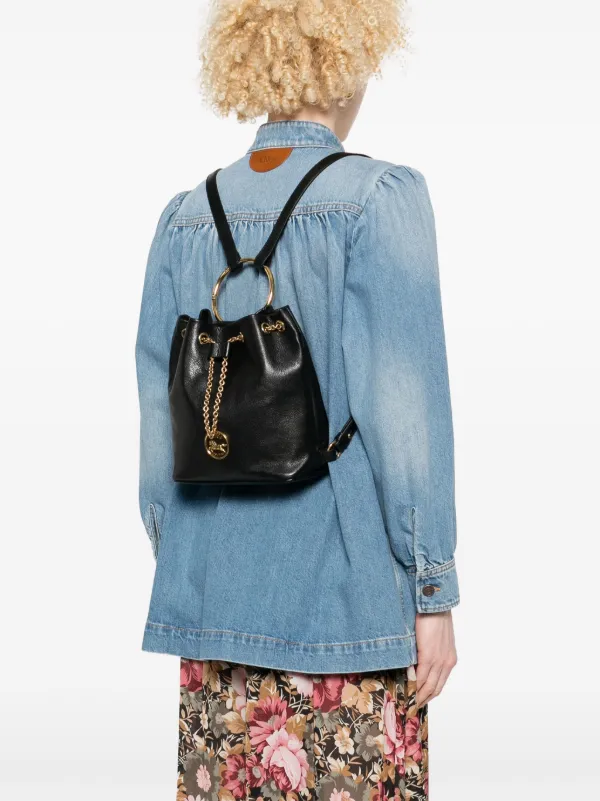 Chloé Bracelet Backpack | Black | FARFETCH