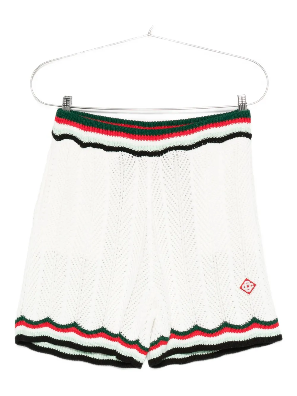 Casablanca stripe-trim shorts Wit