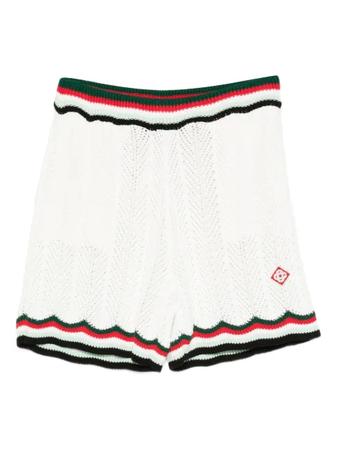 Casablanca stripe-trim shorts