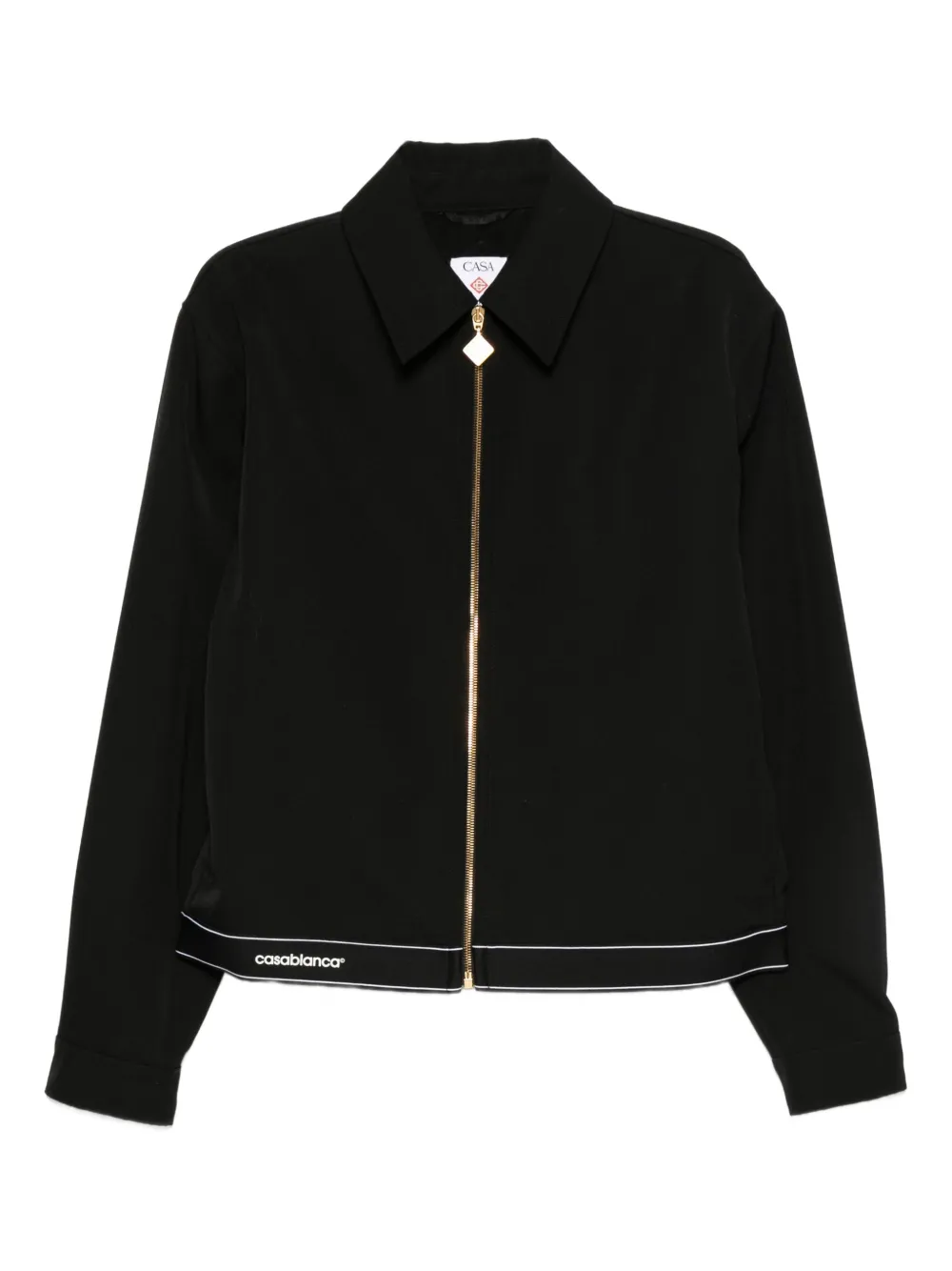 Casablanca zip-up jacket Zwart