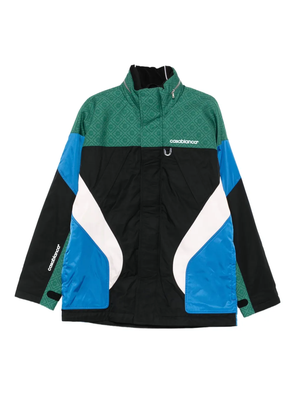 Casablanca geometric-panel jacket Zwart