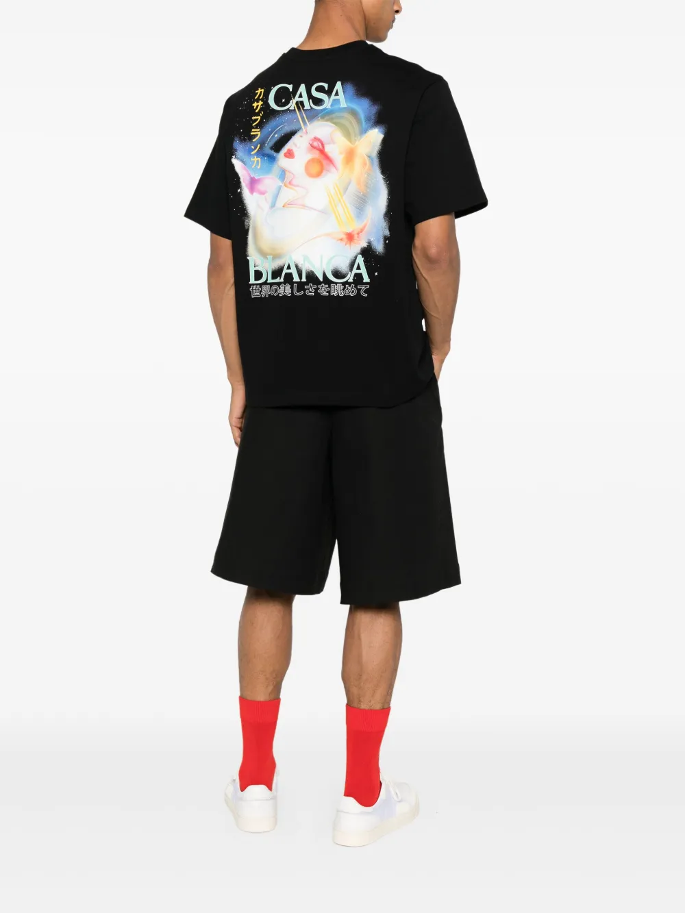Casablanca Galactic Connection t-shirt - Zwart