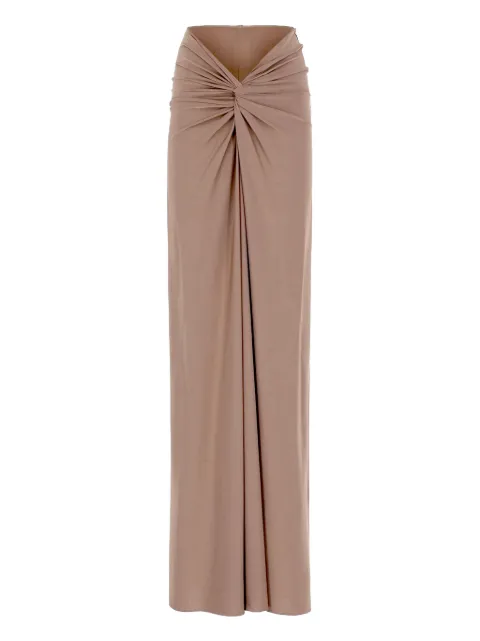 The New Arrivals Ilkyaz Ozel twisted-detail maxi skirt