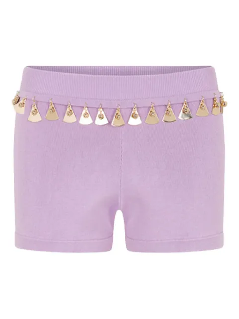 Rabanne embellished knit shorts