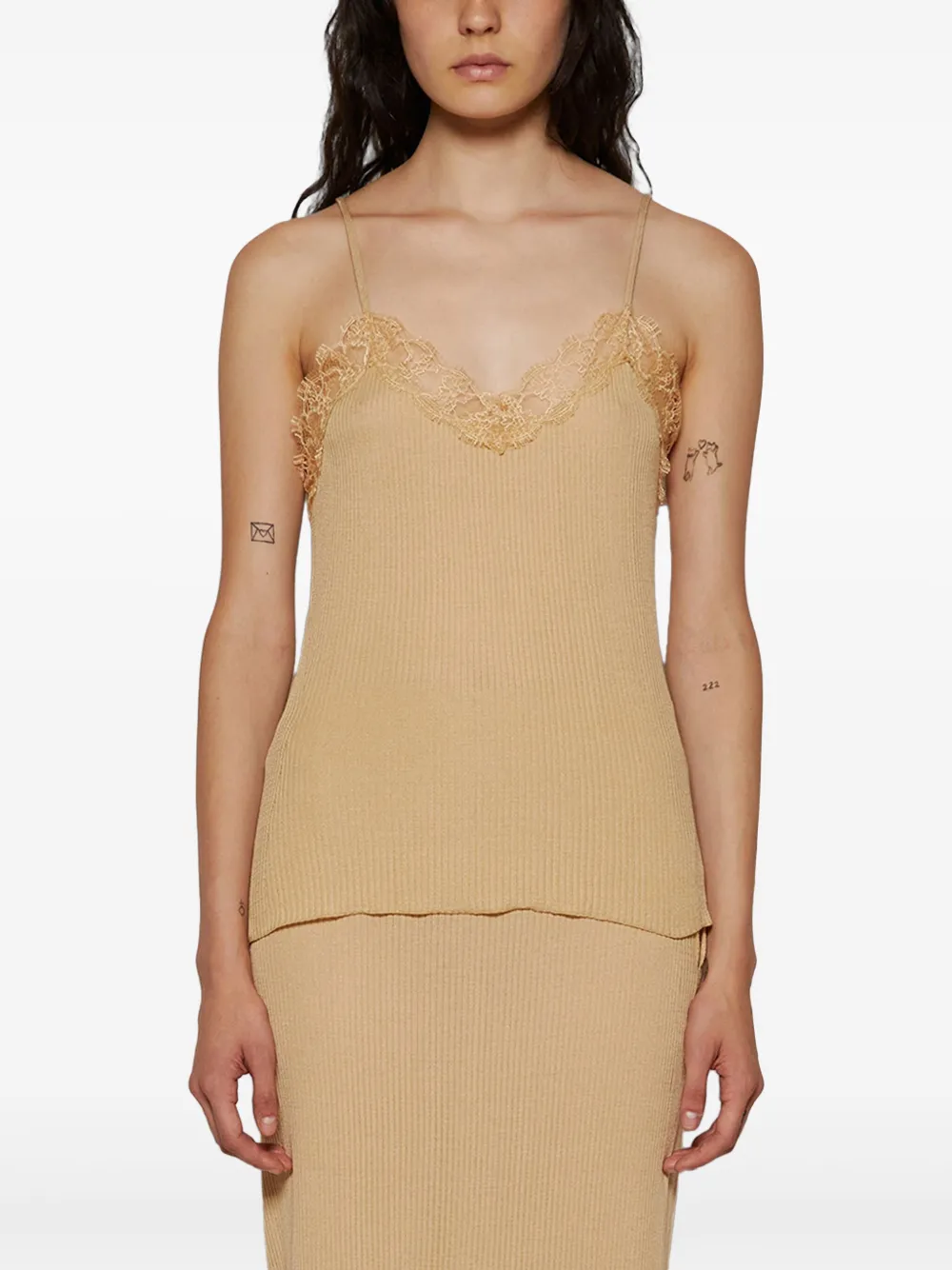 The Row Ikee tanktop Beige