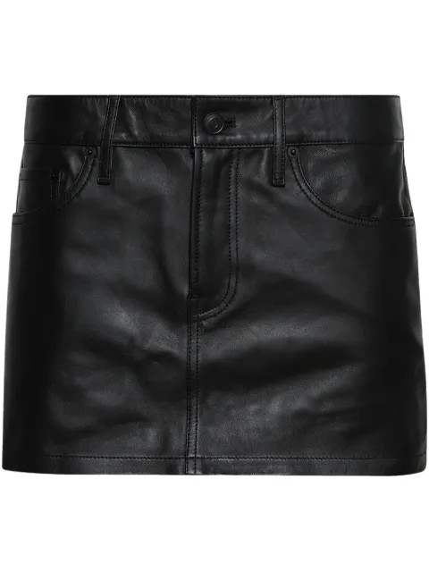 WARDROBE.NYC leather mini skirt