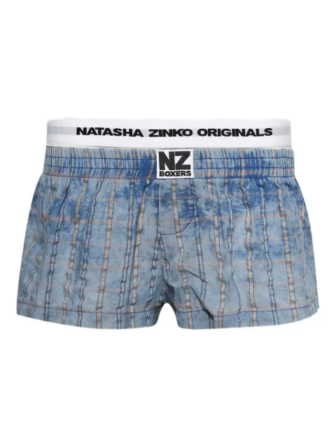 Natasha Zinko checkered shorts