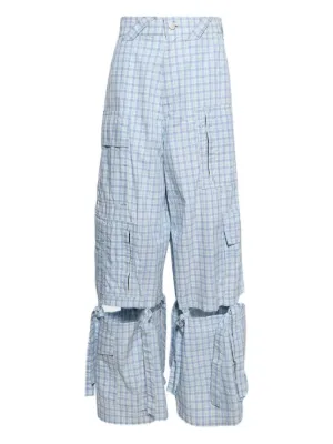 Maison MIHARA YASUHIRO サテンパンツ | グレー | FARFETCH JP