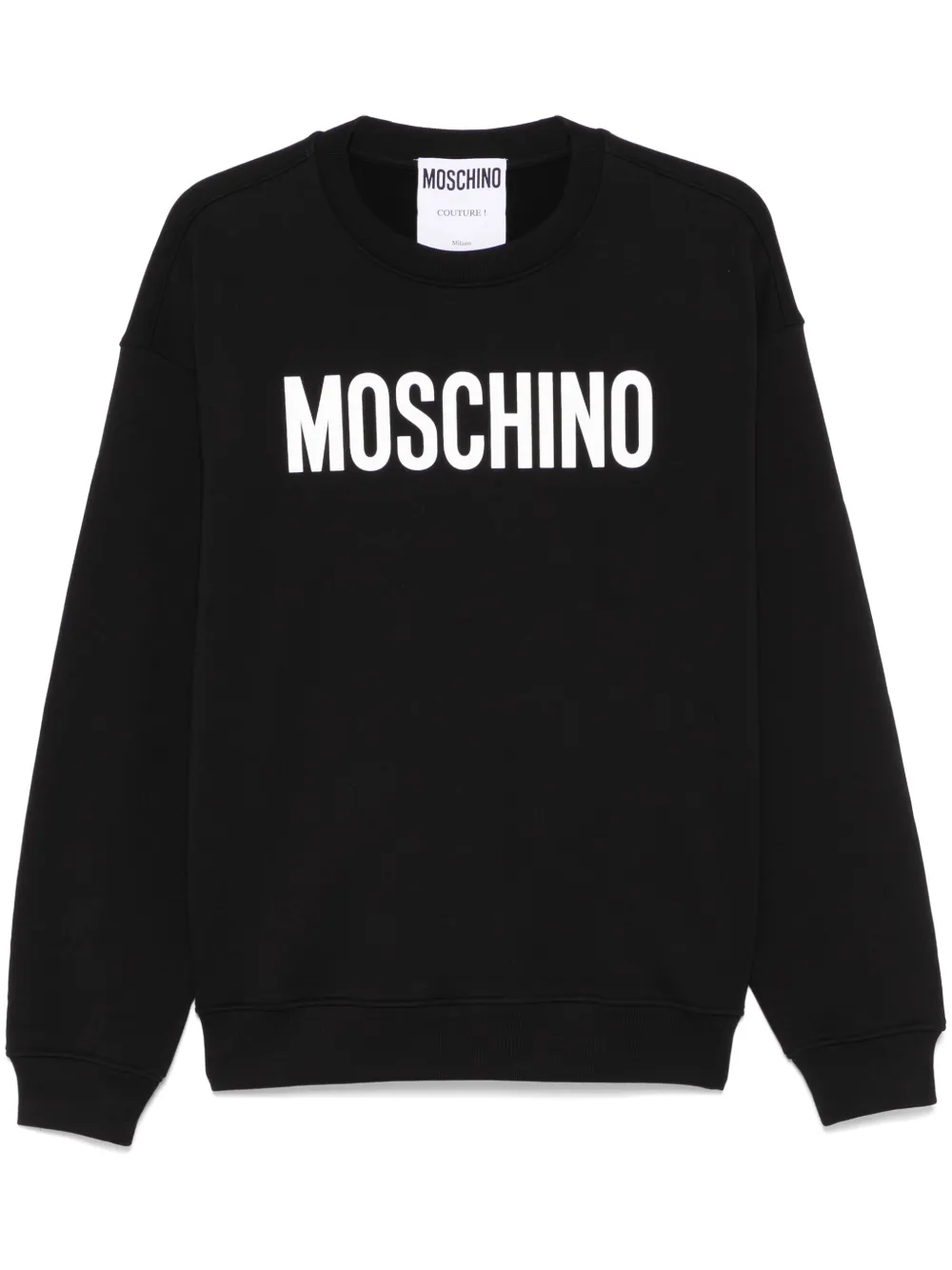 Moschino Trui met logoprint Zwart