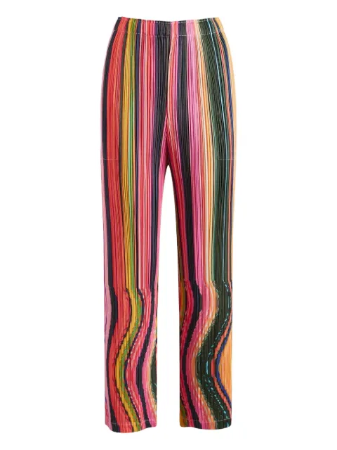 Pleats Please Issey Miyake بنطال 'راب'