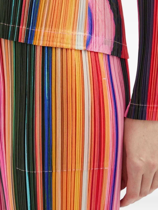 【希少】PLEATS PLEASE パンツ マルチカラー 総柄 PLEATS PLEASE ISSEY MIYAKE（プリーツプリーズイッセイミヤケ