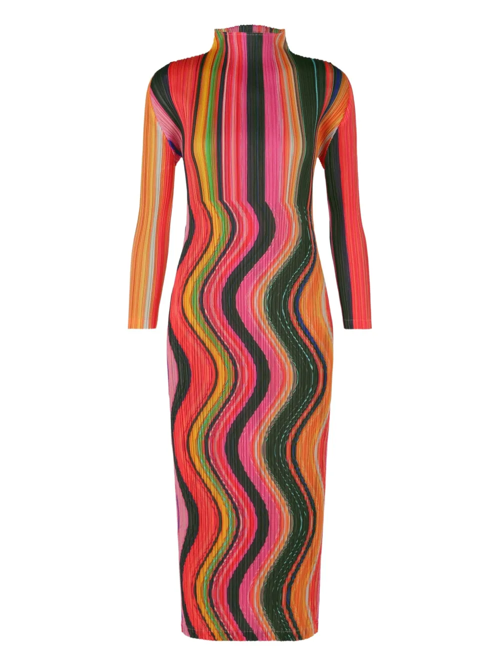 Warp midi dress