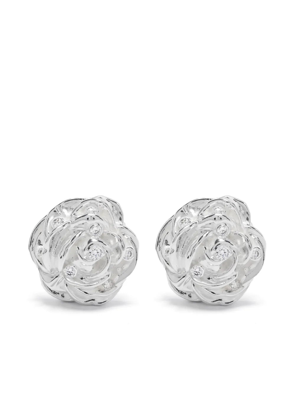 Magda Butrym aretes Rose | plateado | Image 1