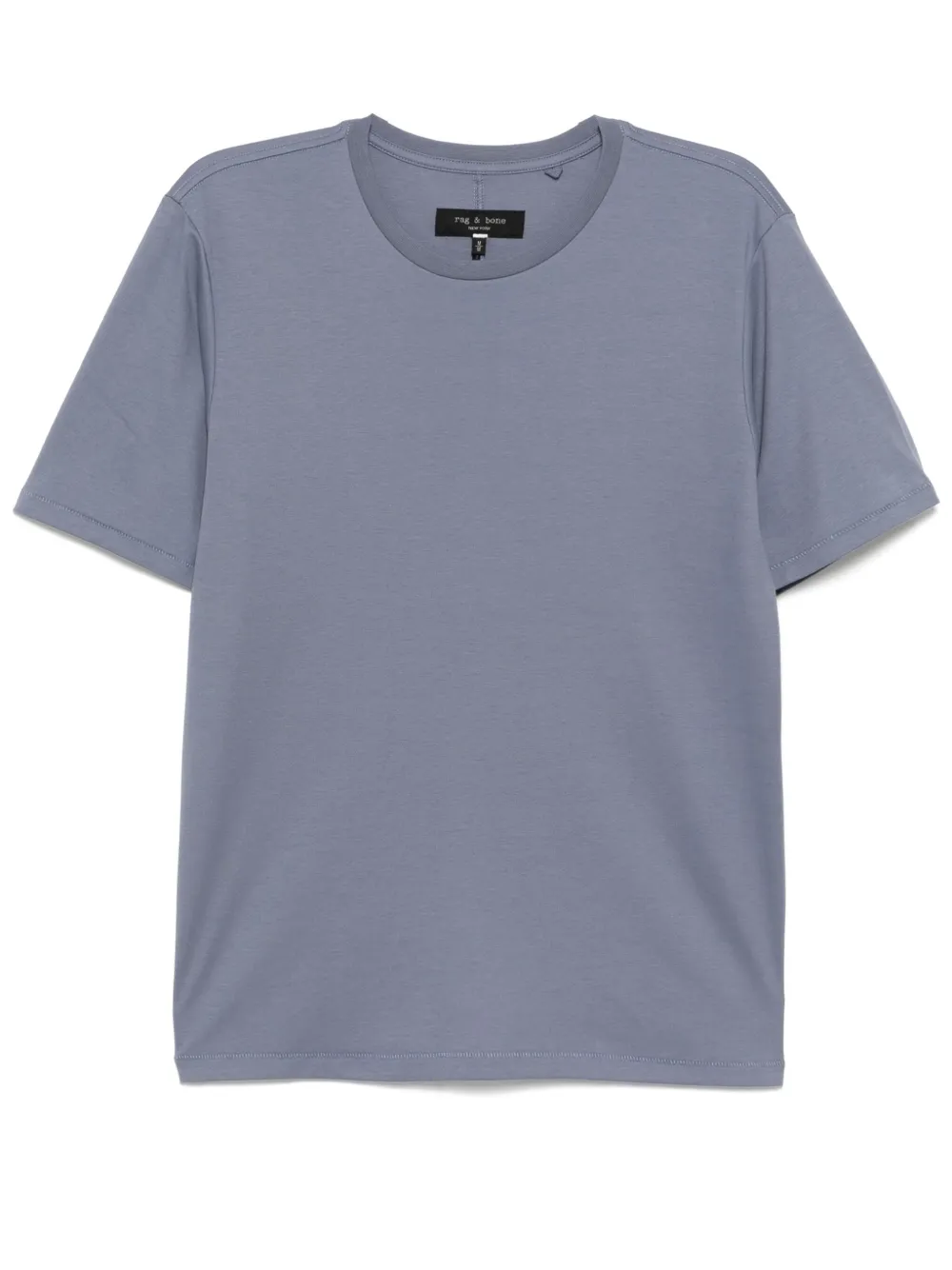 Rag & Bone Crew Neck T-shirt In Blue