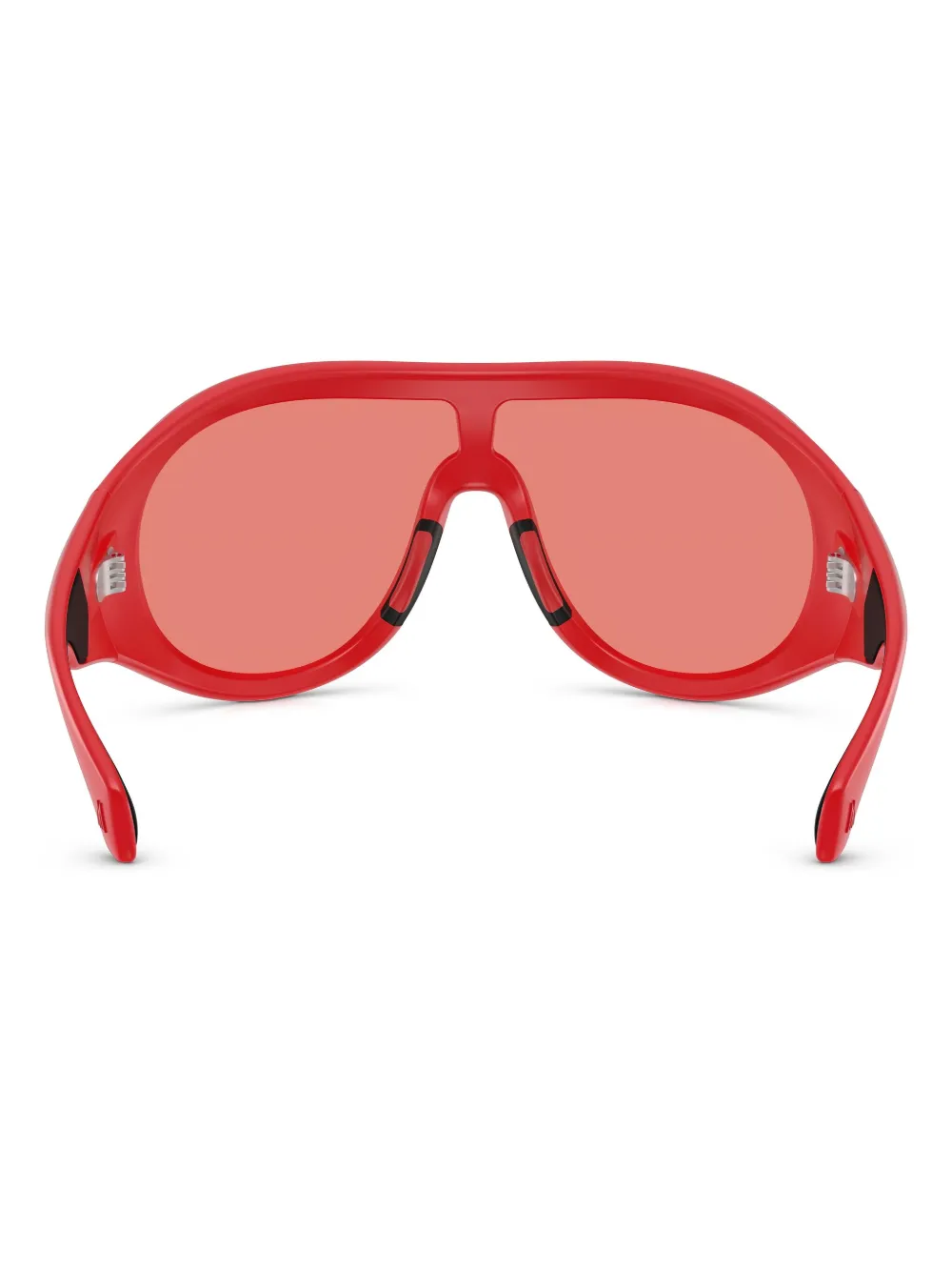 Moncler Eyewear Cloche zonnebril Rood