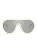 Moncler Eyewear Cloche sunglasses - White