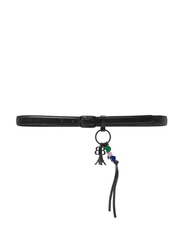 Balenciaga Charm Belt Balenciaga Le Cagole Charm Leather Belt In