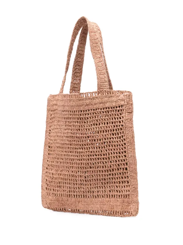 関税送料込★Chloe Summer Bananaトートバッグ 夏にぴったり♪【Chloe】Summer Banana ラフィア トートバッグ