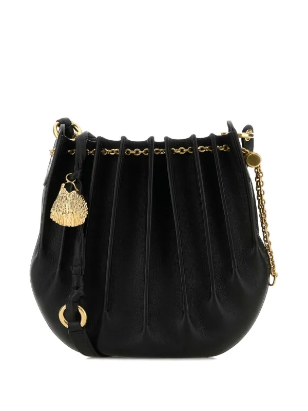 【関税&送料込】Chloe Black Leather Sea Treasures Crossbody Chloé Sea Treasures Cross Body Bag | Black | FARFETCH