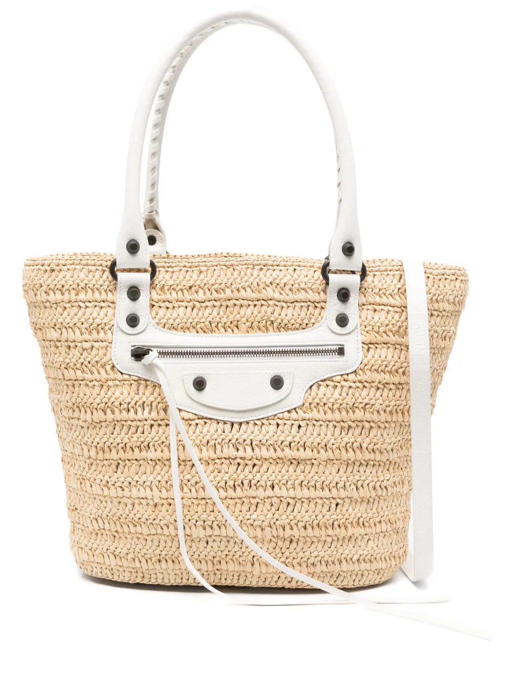 Balenciaga medium Le City Basket tote bag Beige