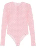 Givenchy 4G-jacquard bodysuit - Pink
