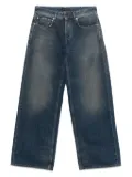 Balenciaga logo-patch jeans - Blue